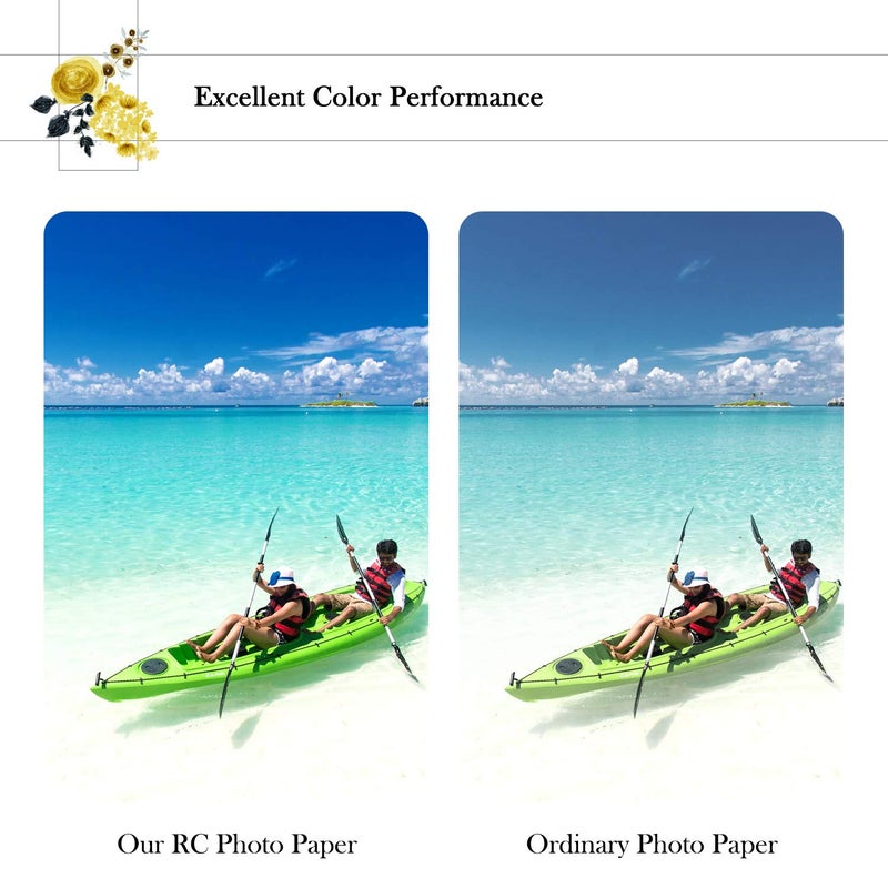 A-SUB Premium Photo Paper High Glossy 13x19 Inch 66lb for Inkjet Printers 50 Sheets, Single Sided - Image 3